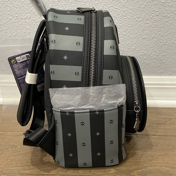 Loungefly Wednesday Nevermore Mini-Backpack - Entertainment Earth Exclusive - Picture 9 of 12